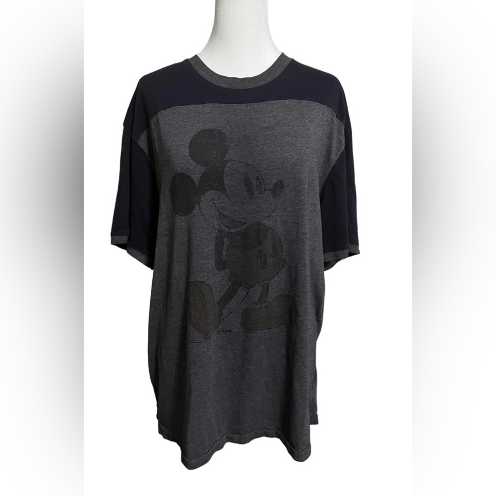 Disneyland Disney World Mickey Mouse Distressed T-Shirt (Size L)